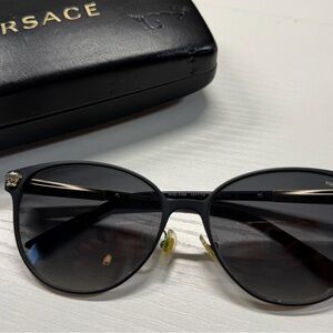 Versace Elegant Black Sunglasses